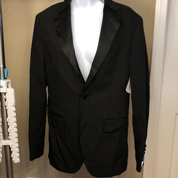 Nordstrom Other - Nordstrom Black Single-Button Tuxedo Jacket with Satin Lapels